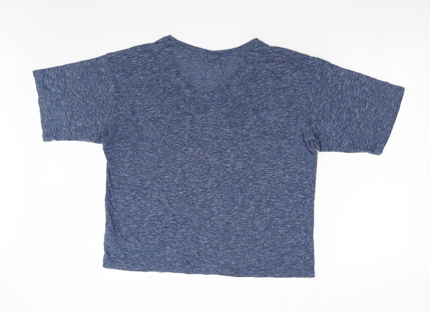 Topshop Womens Blue   Basic T-Shirt Size 8