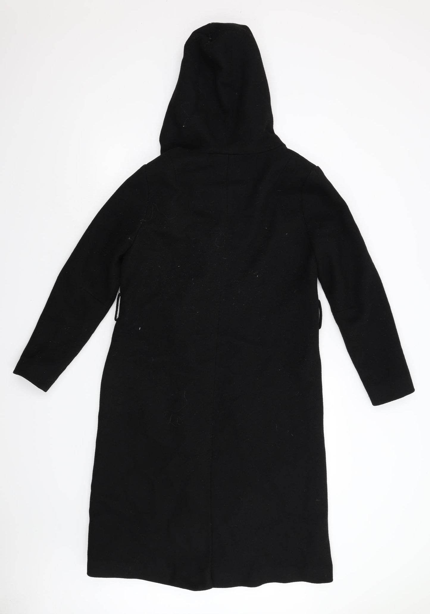 Divided Womens Black   Overcoat Coat Size 8