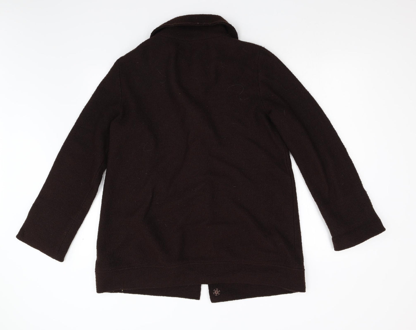 Zara Womens Brown   Overcoat Coat Size L