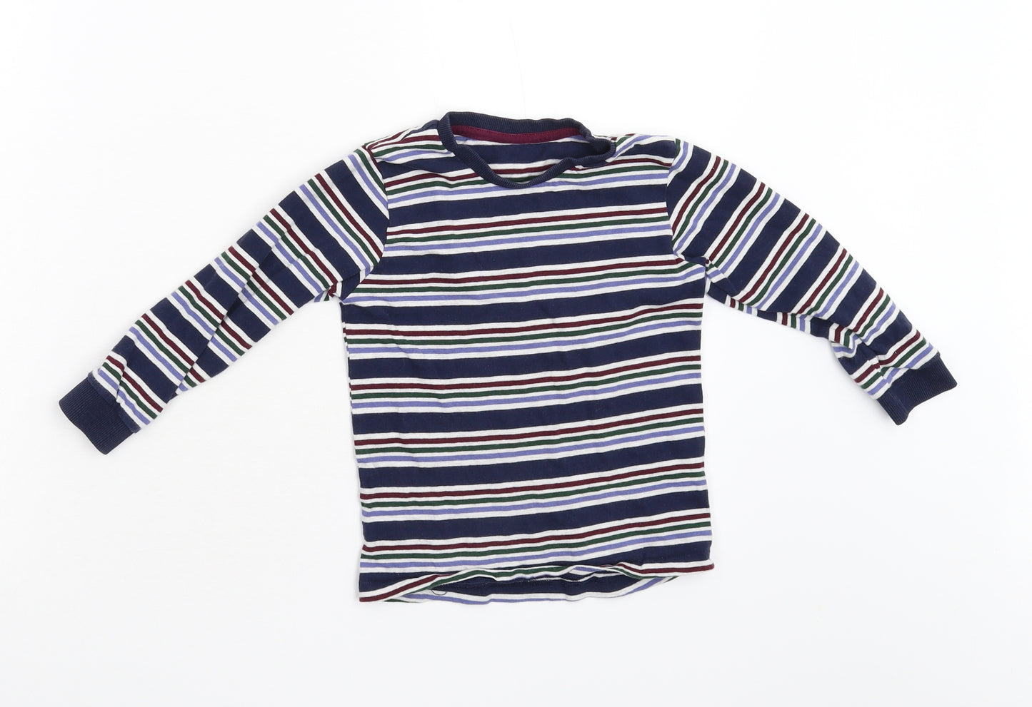 Matalan Boys Multicoloured Striped  Basic T-Shirt Size 4-5 Years