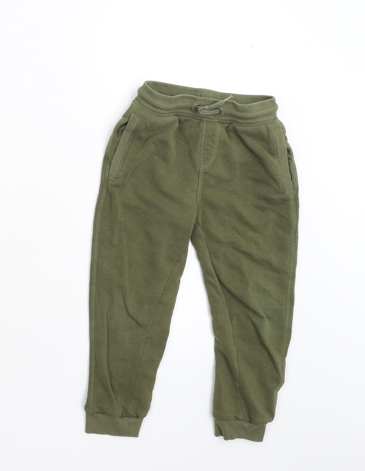 Nutmeg Boys Green   Jogger Trousers Size 4-5 Years
