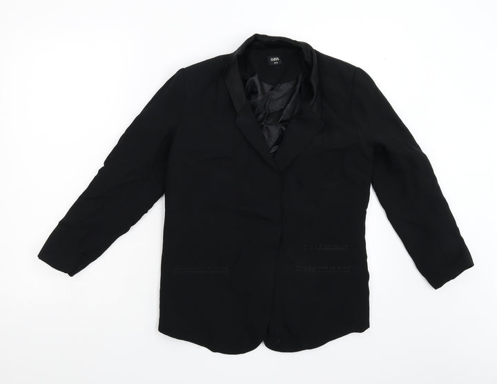 Oasis Womens Black Jacket Blazer Size 10