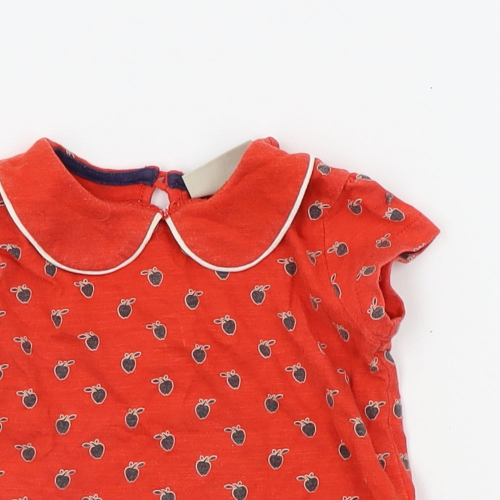 NEXT Girls Red   Basic Blouse Size 3-6 Months