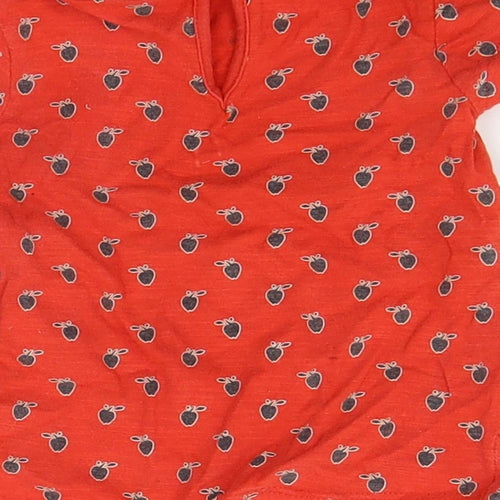 NEXT Girls Red   Basic Blouse Size 3-6 Months