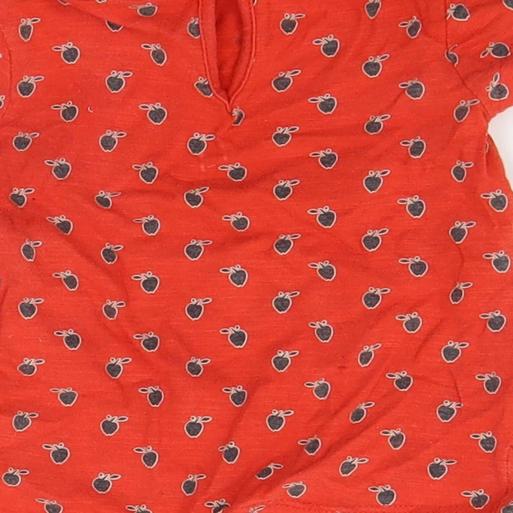 NEXT Girls Red   Basic Blouse Size 3-6 Months