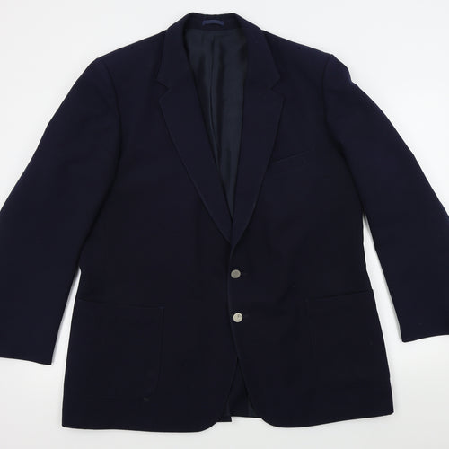 St Michael Mens Blue   Jacket Blazer Size M