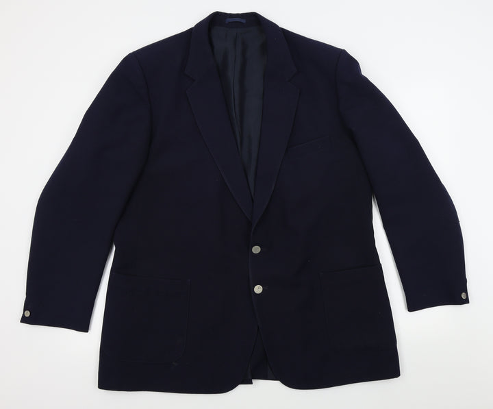St Michael Mens Blue   Jacket Blazer Size M