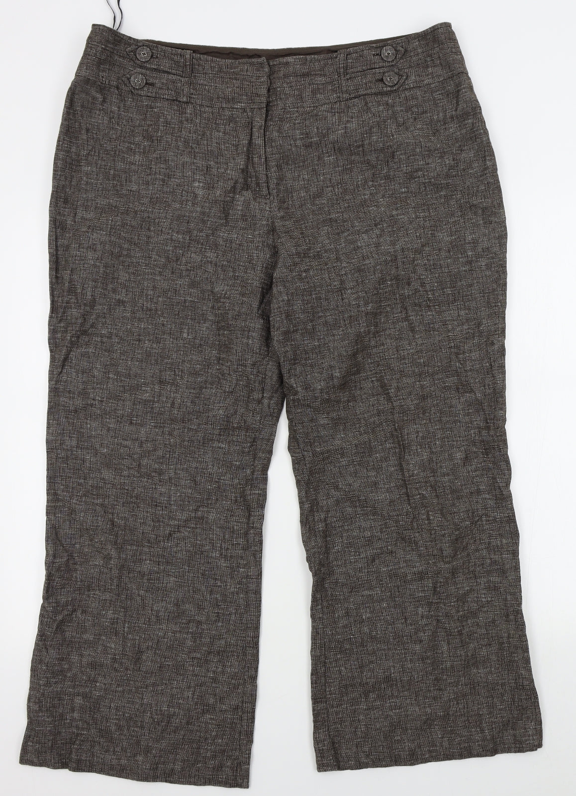 Debenhams Womens Brown   Trousers  Size 18 L24 in