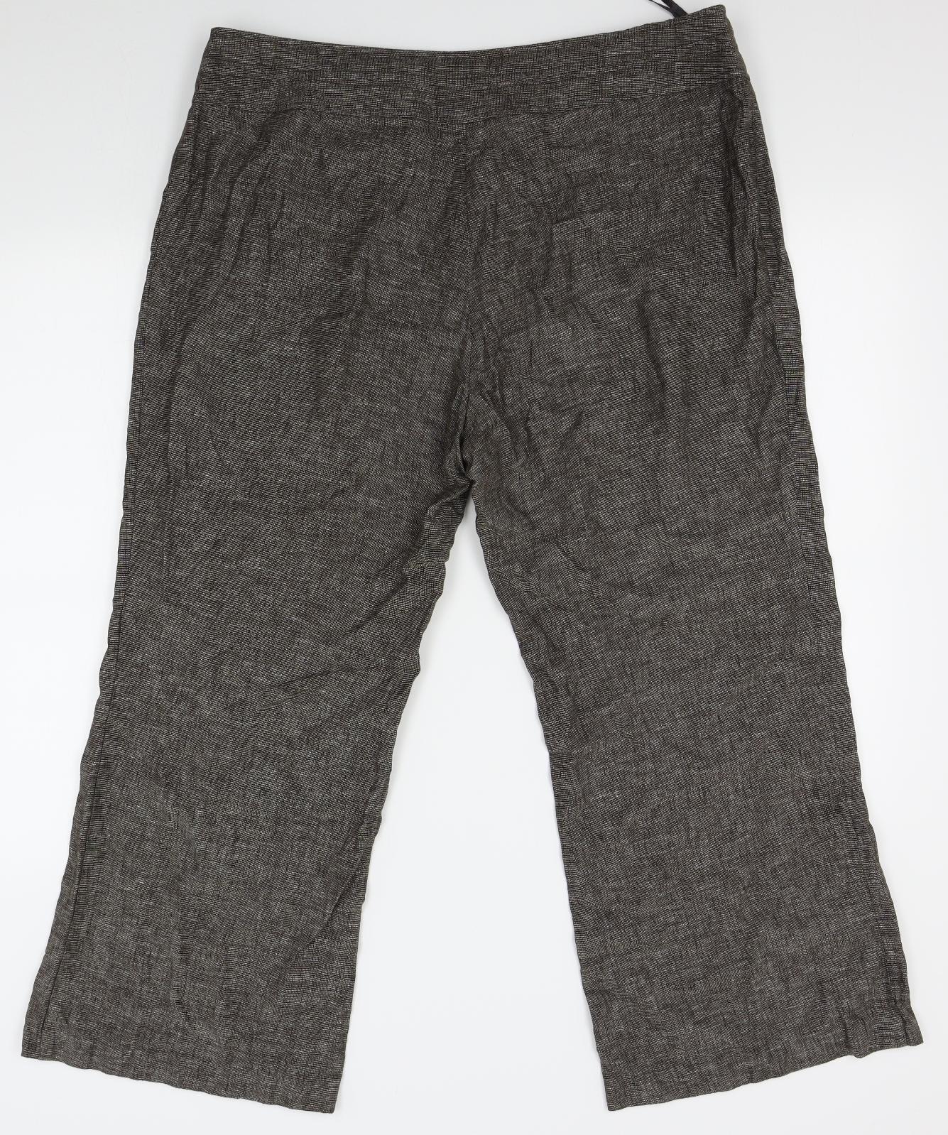 Debenhams Womens Brown   Trousers  Size 18 L24 in