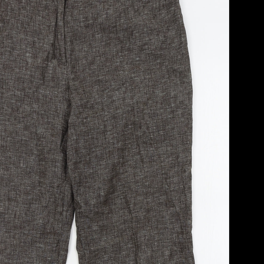 Debenhams Womens Brown   Trousers  Size 18 L24 in