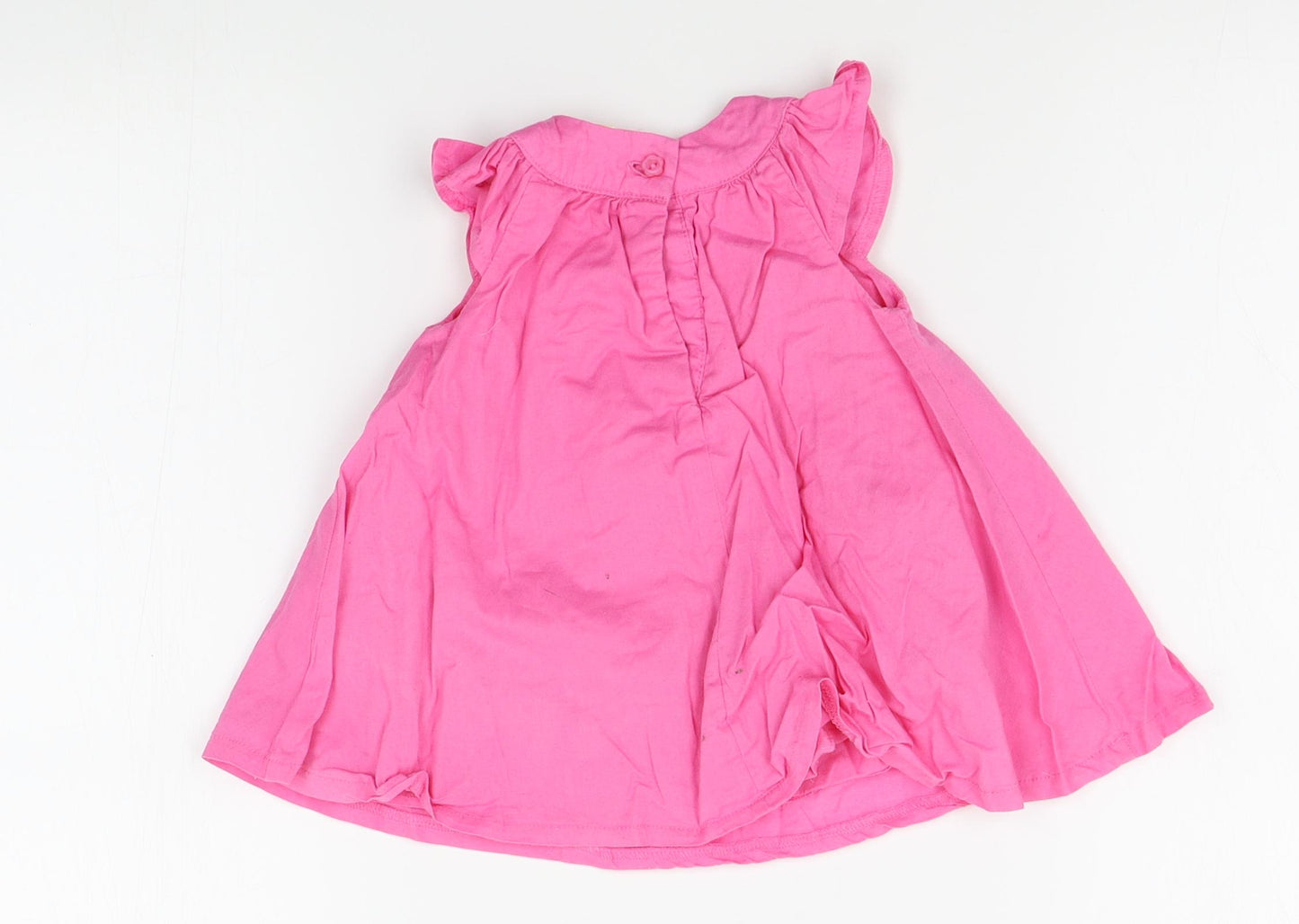 st bernard Girls Pink   A-Line  Size 6-9 Months  - Butterflies