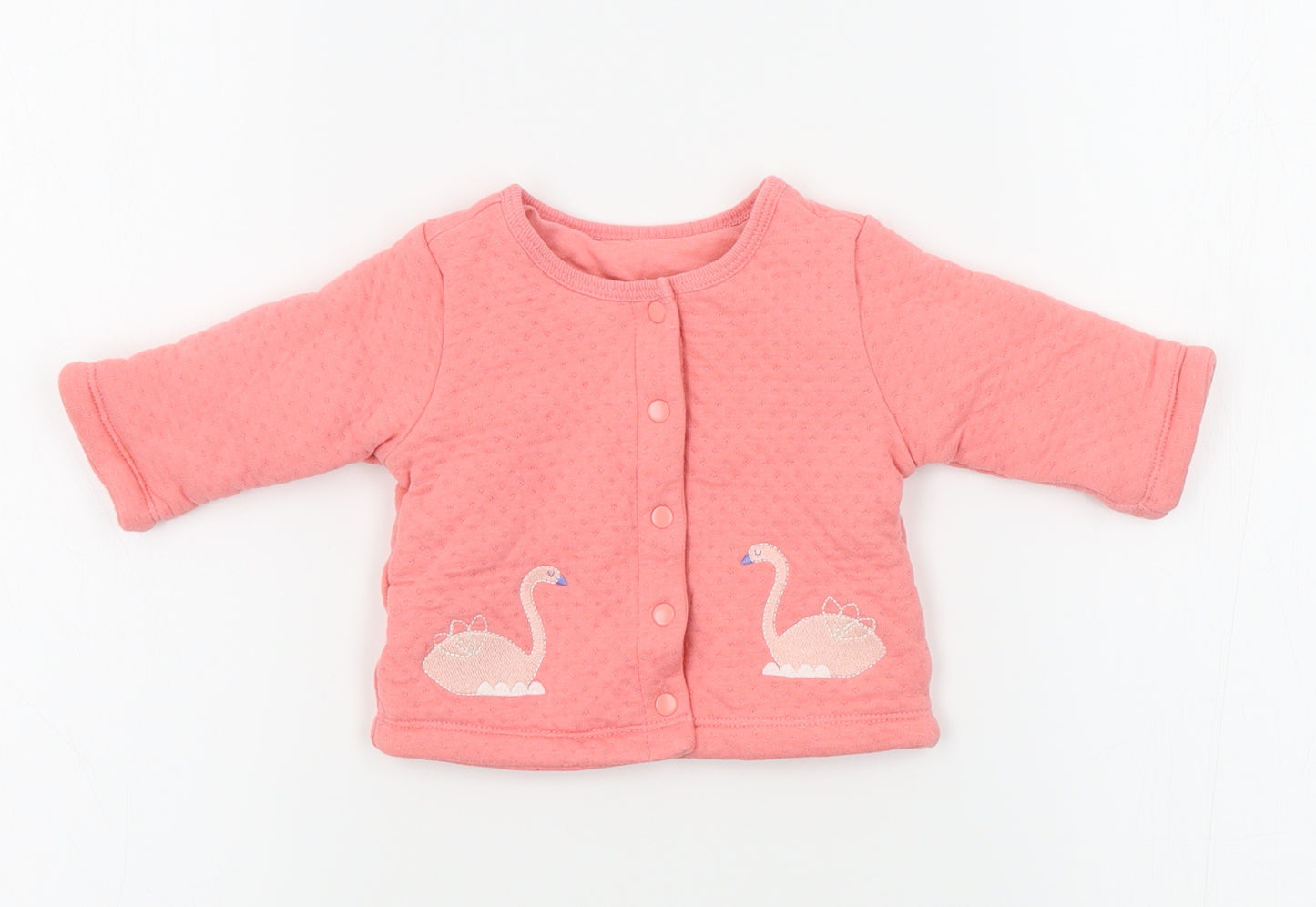 Preworn Girls Pink   Jacket  Size 3-6 Months