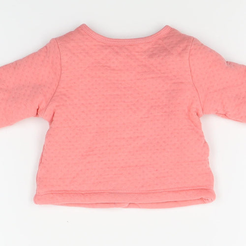 Preworn Girls Pink   Jacket  Size 3-6 Months
