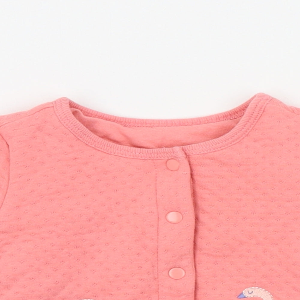 Preworn Girls Pink   Jacket  Size 3-6 Months