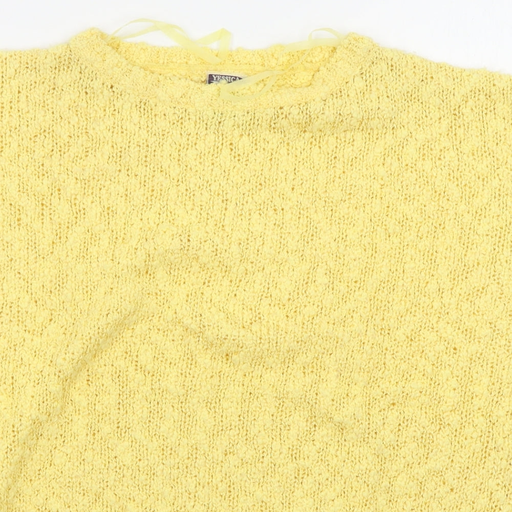 Yessica Womens Yellow   Pullover Jumper Size 12