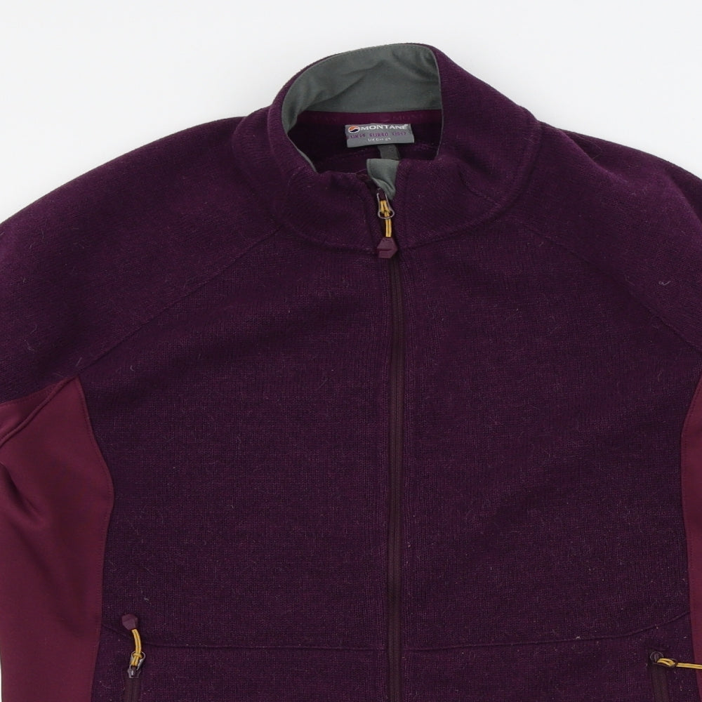 Montane Womens Red   Full Zip Sweatshirt Size 14