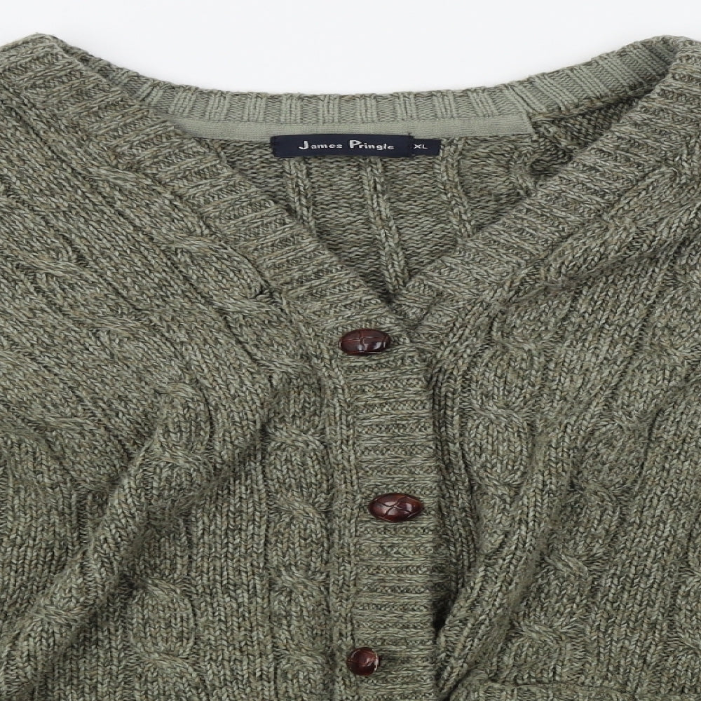 james pringle Womens Green   Cardigan Jumper Size XL