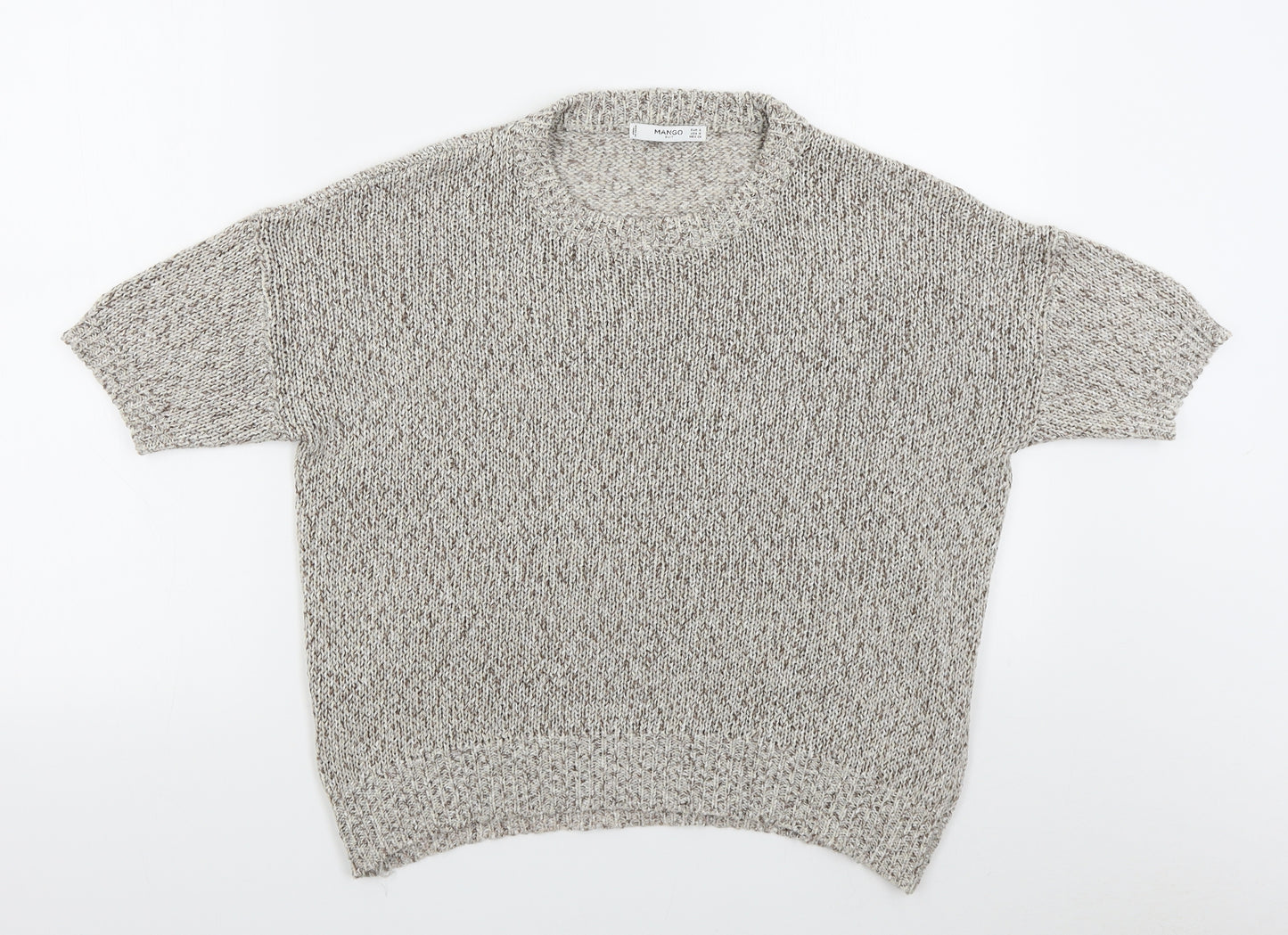 Mango Womens Grey   Pullover Jumper Size S