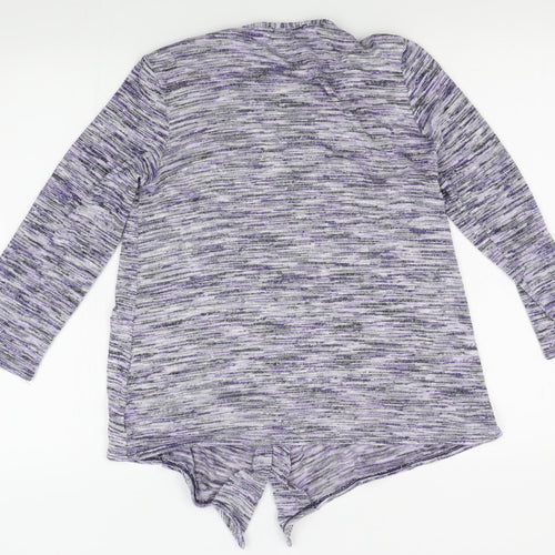 Lakeland Womens Purple   Cardigan Jumper Size 12  - shirt insert