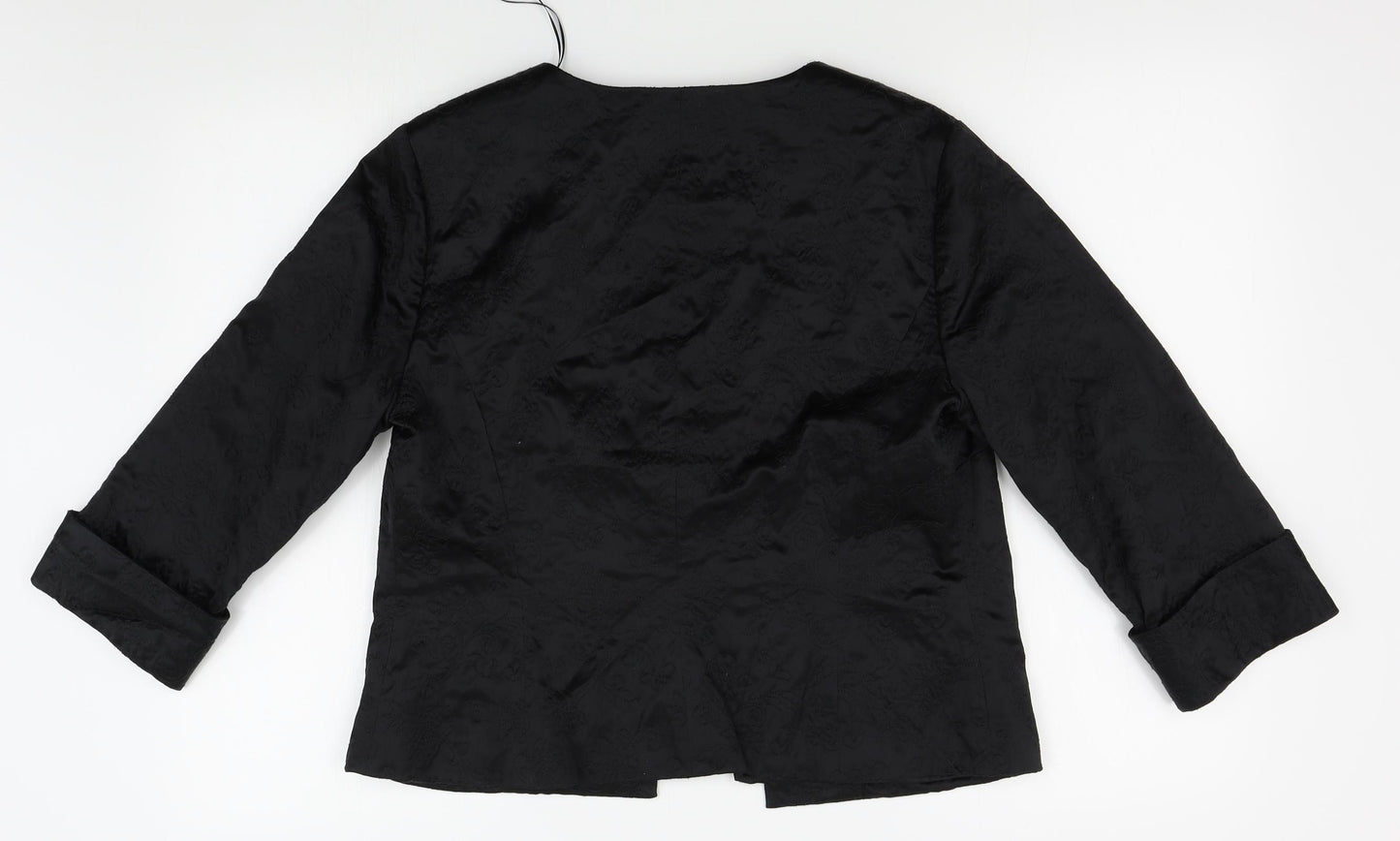 planet Womens Black   Jacket Blazer Size 14