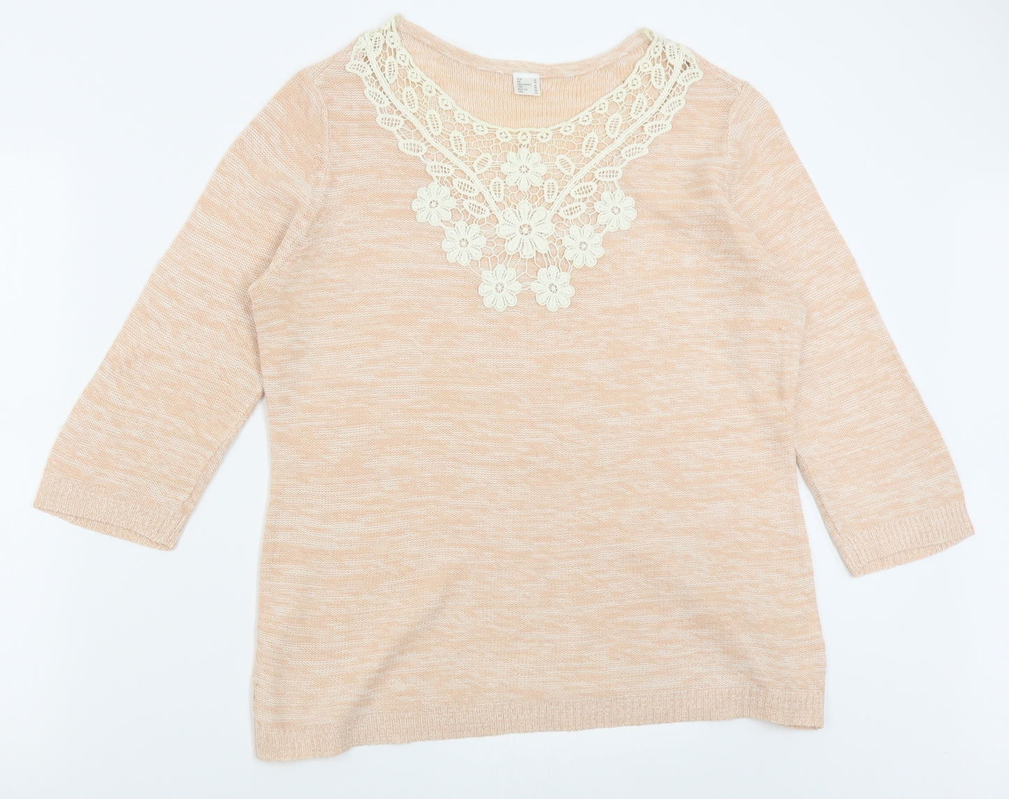 AproductZ Womens Beige   Pullover Jumper Size 16