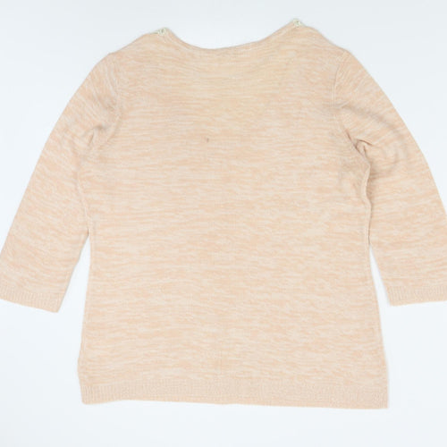 AproductZ Womens Beige   Pullover Jumper Size 16