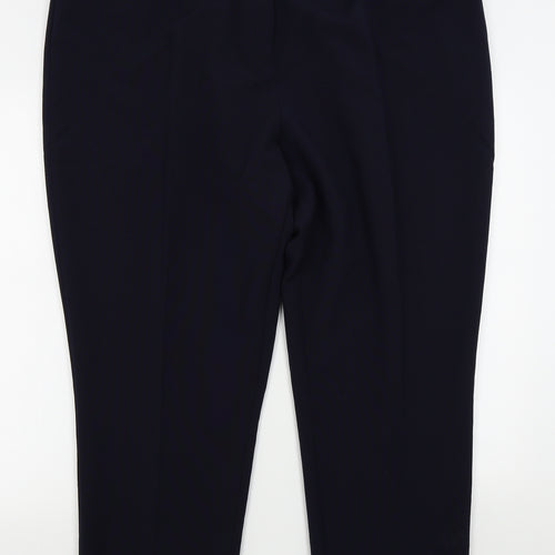 Debenhams Womens Blue   Trouser Suit Suit Trousers Size 22 L24 in - short leg