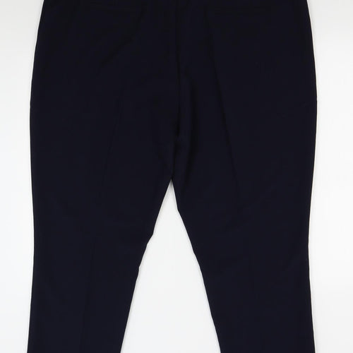 Debenhams Womens Blue   Trouser Suit Suit Trousers Size 22 L24 in - short leg