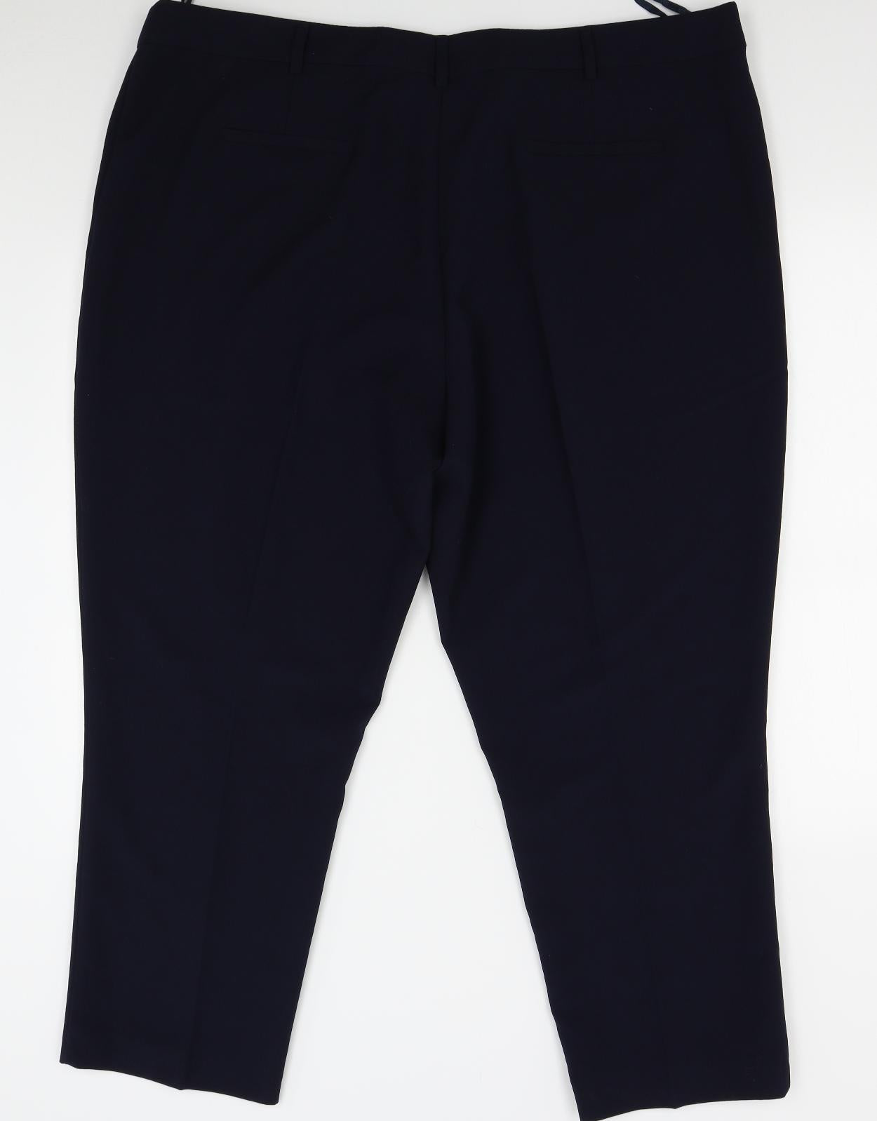 Debenhams Womens Blue   Trouser Suit Suit Trousers Size 22 L24 in - short leg