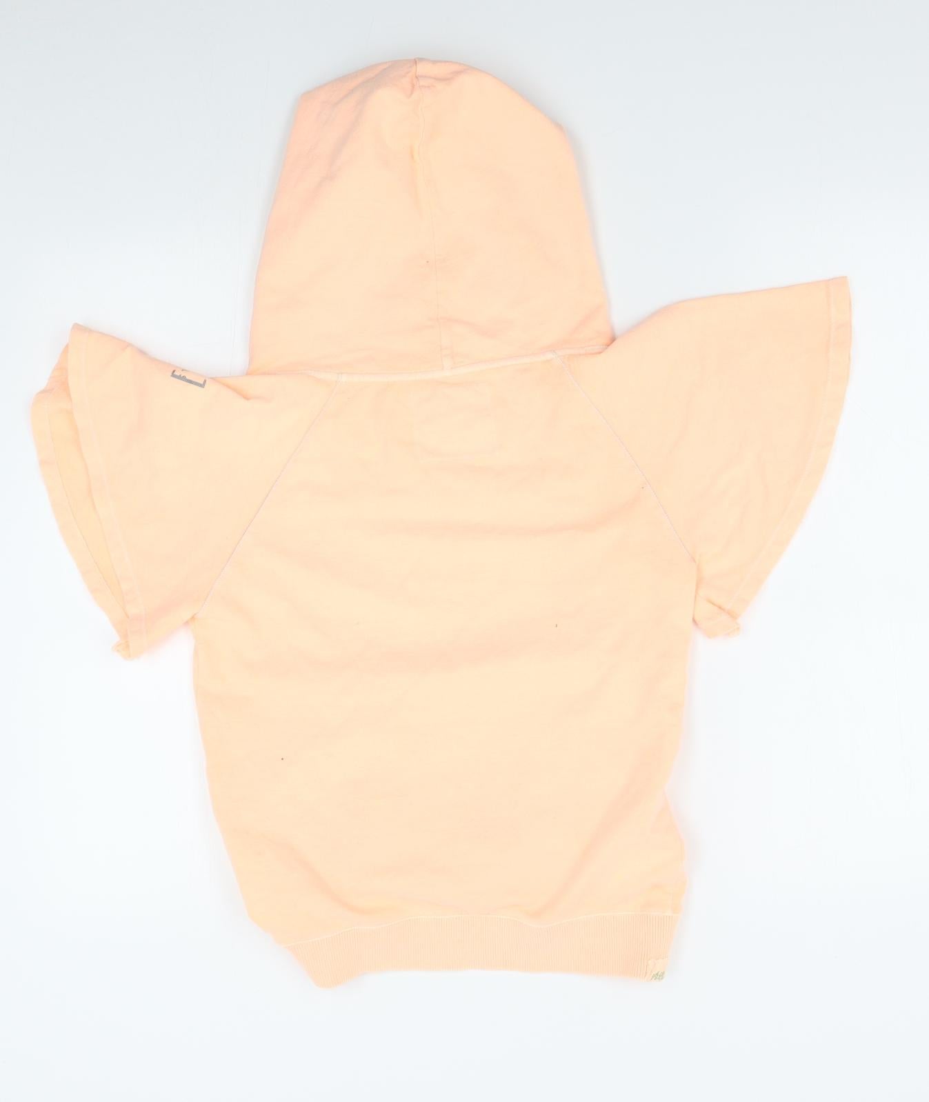 River Island Womens Orange   Pullover Hoodie Size 8