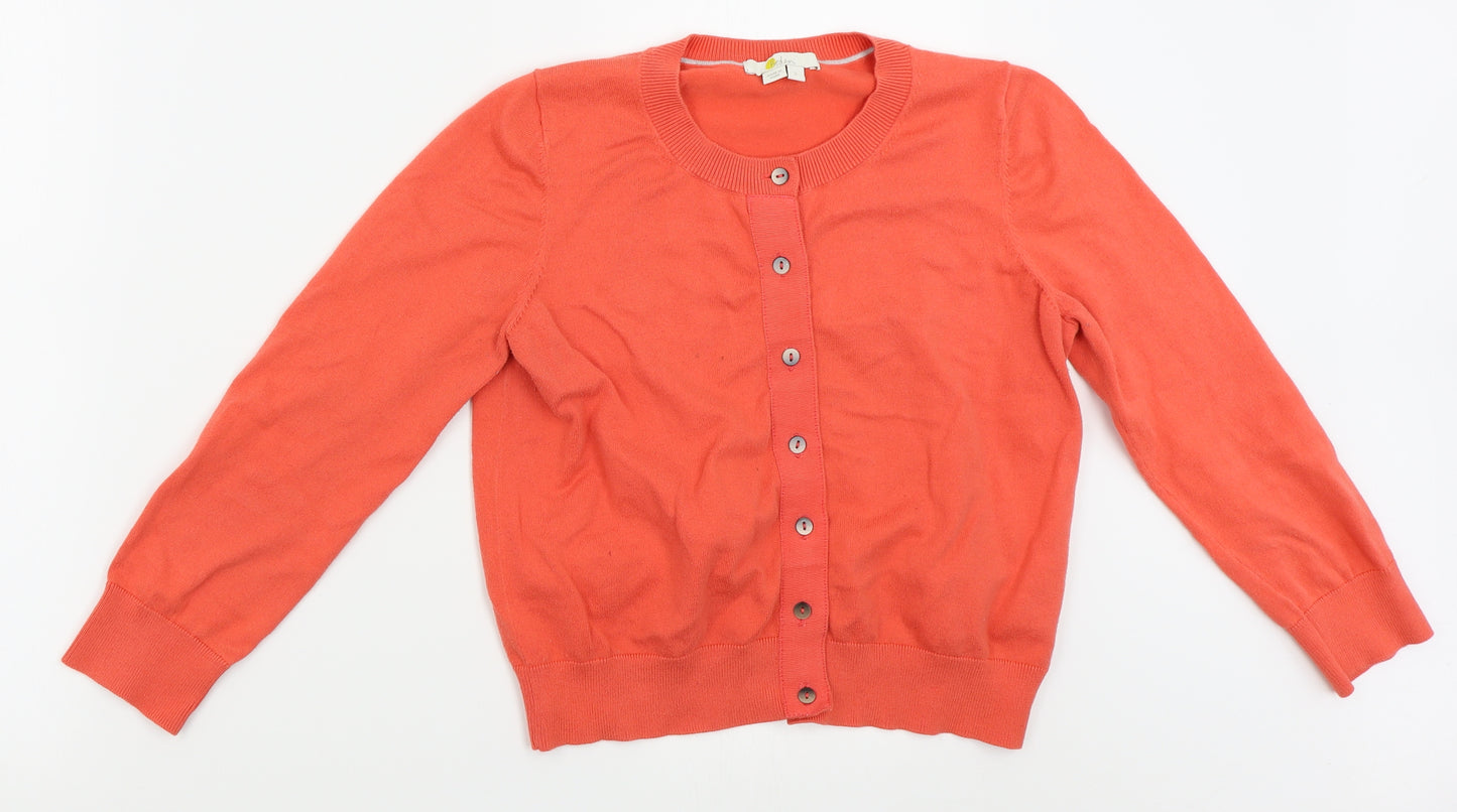 Boden Womens Orange   Cardigan Jumper Size S
