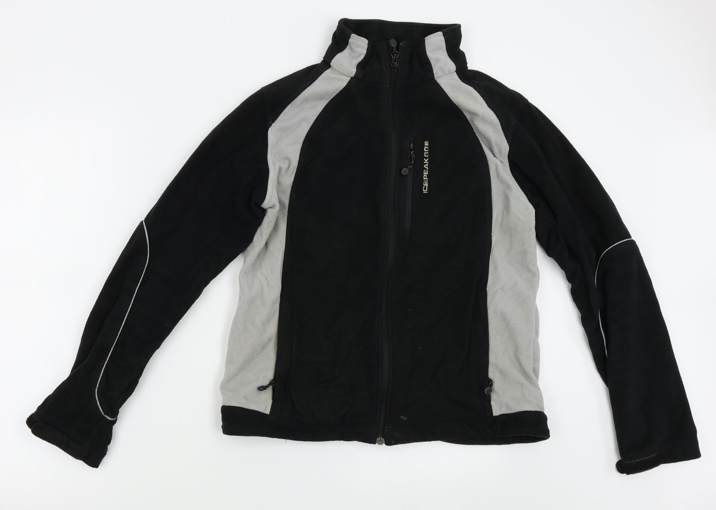 Icepeak Mens Black   Full Zip Sweatshirt Size S