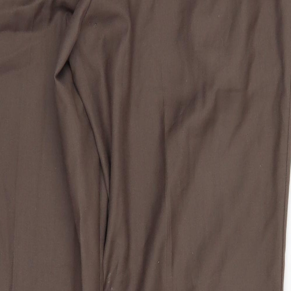 Pierre Cardin Mens Brown  Rayon Trousers  Size 34 L29 in