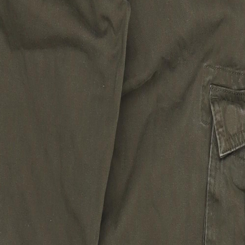 Peacocks Mens Green   Cargo Trousers Size 32 L29 in