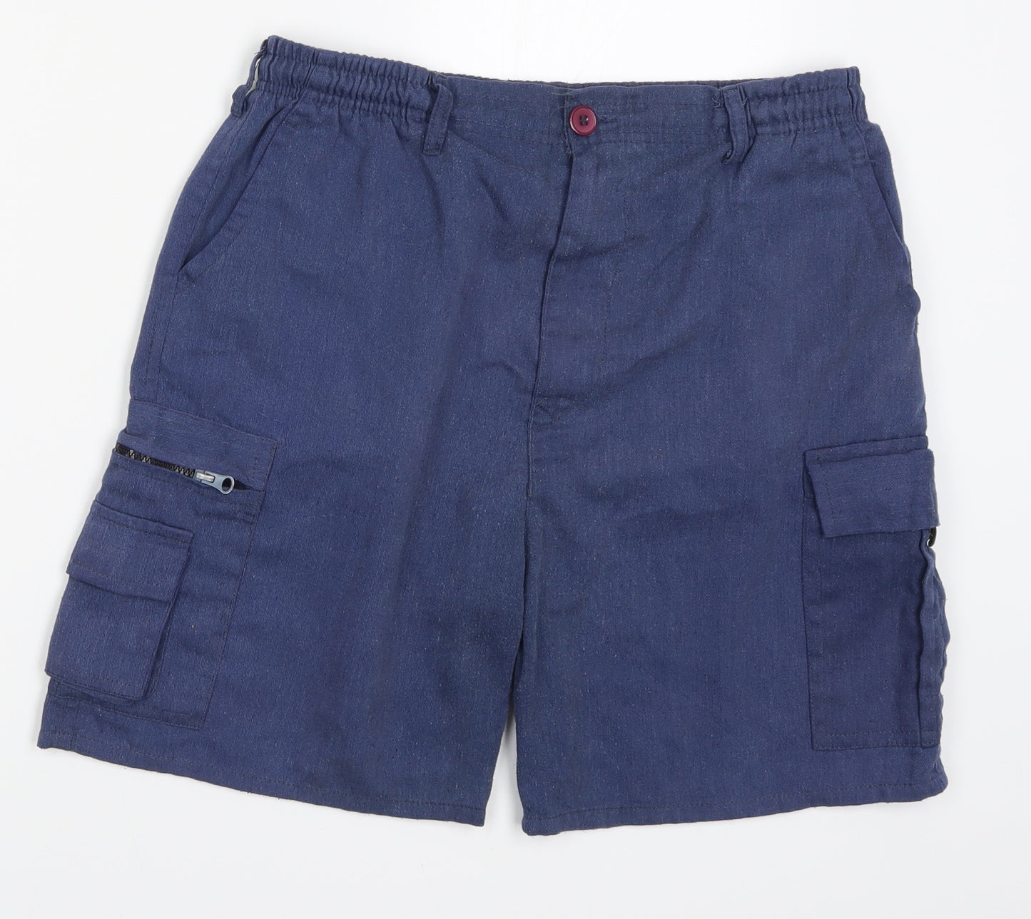 Amir Mens Blue   Bermuda Shorts Size M