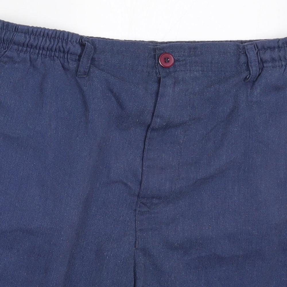 Amir Mens Blue   Bermuda Shorts Size M