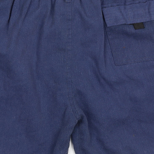 Amir Mens Blue   Bermuda Shorts Size M