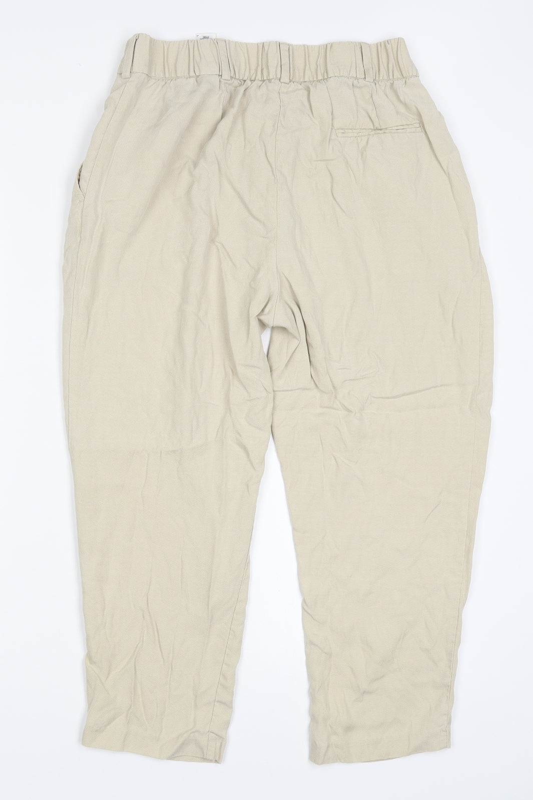 Marks and Spencer Womens Beige   Trousers  Size 12 L21 in