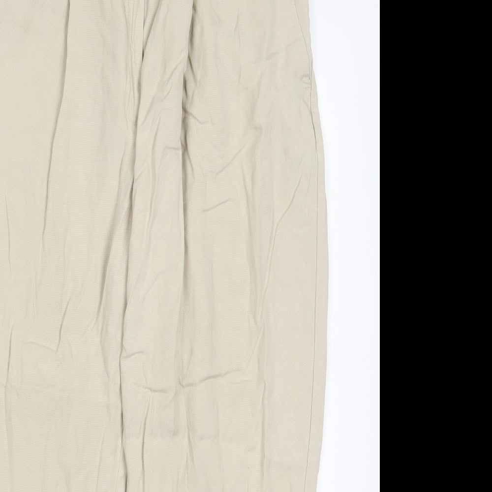 Marks and Spencer Womens Beige   Trousers  Size 12 L21 in