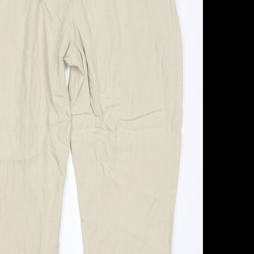 Marks and Spencer Womens Beige   Trousers  Size 12 L21 in