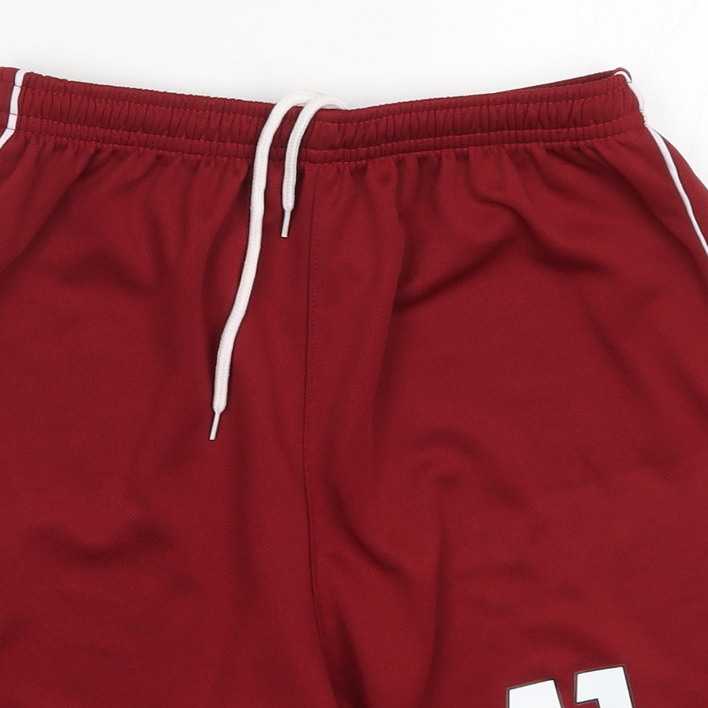 Preworn Mens Red   Athletic Shorts Size 26 in - LFC