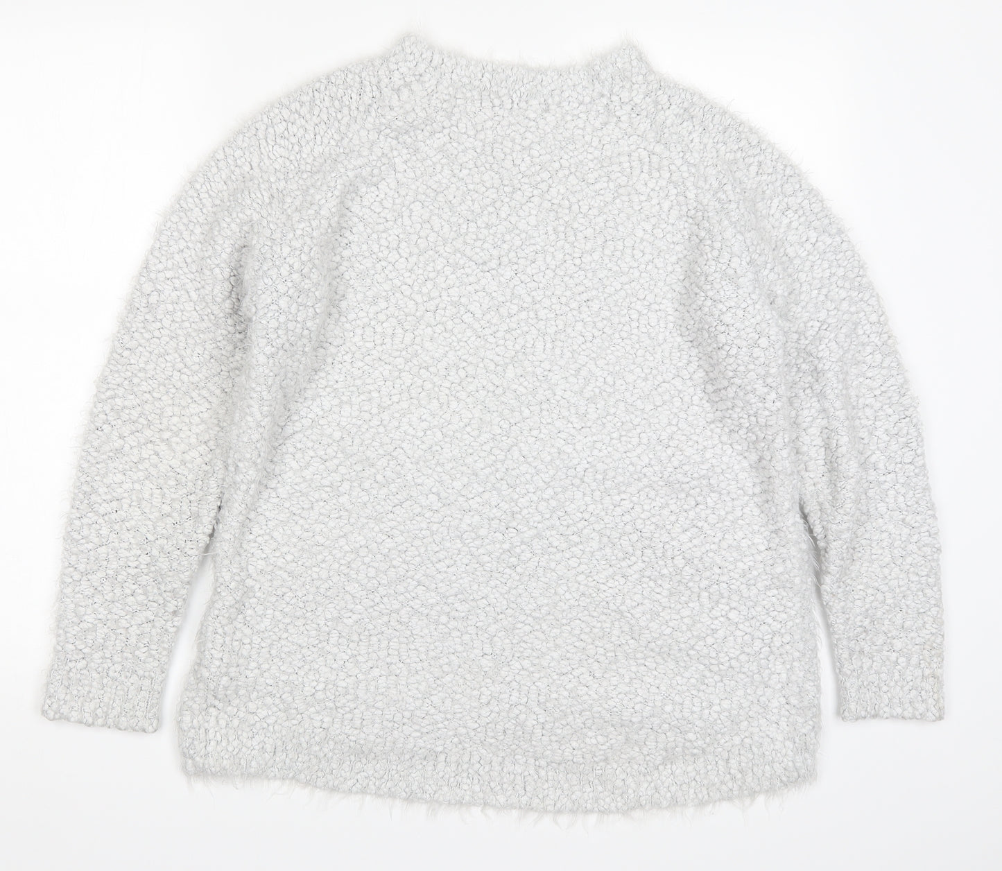 George Womens Grey  Knit Pullover Jumper Size 16