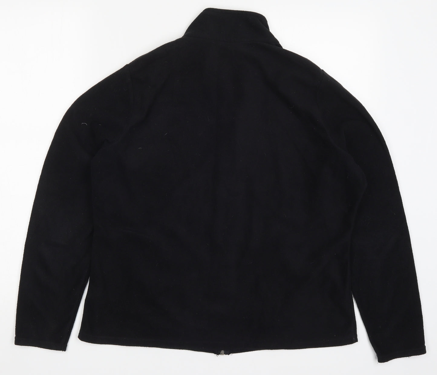 Marks and Spencer Womens Black  Fleece Jacket  Size 18