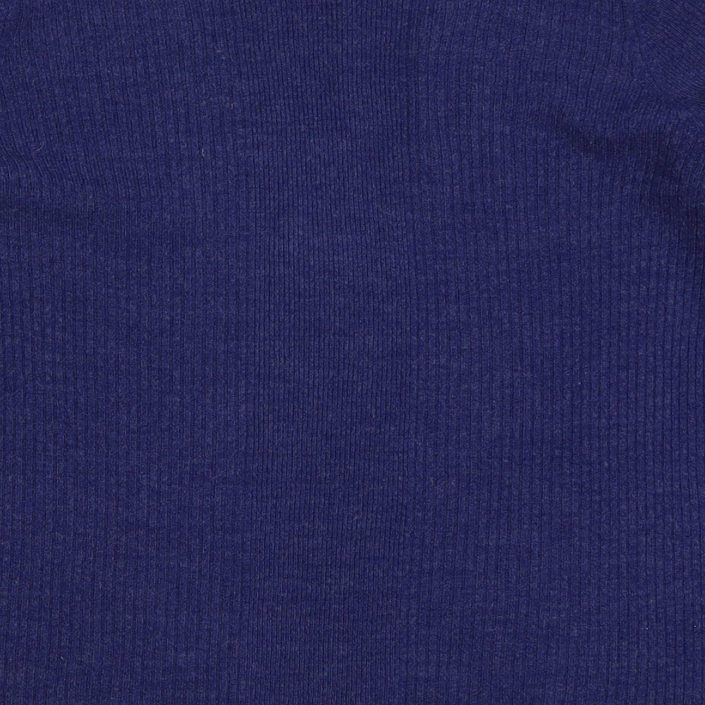 Marks and Spencer Womens Blue  Knit Pullover Jumper Size 14