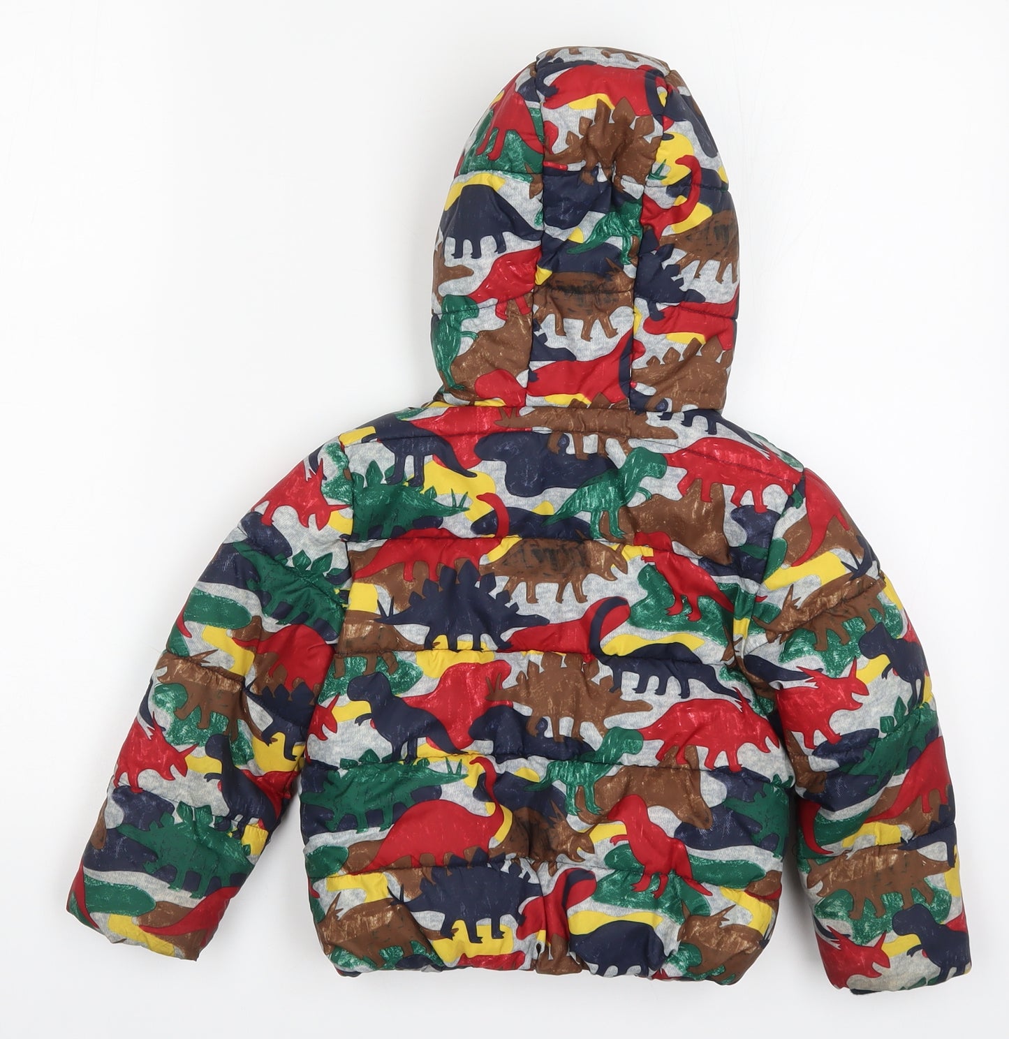 Marks and Spencer Boys Multicoloured   Basic Coat Coat Size 2-3 Years  - Dinosaurs
