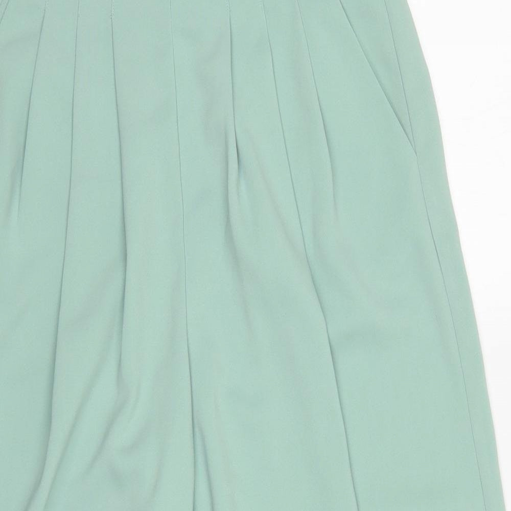 Topshop Womens Green   Trousers  Size 10 L23 in