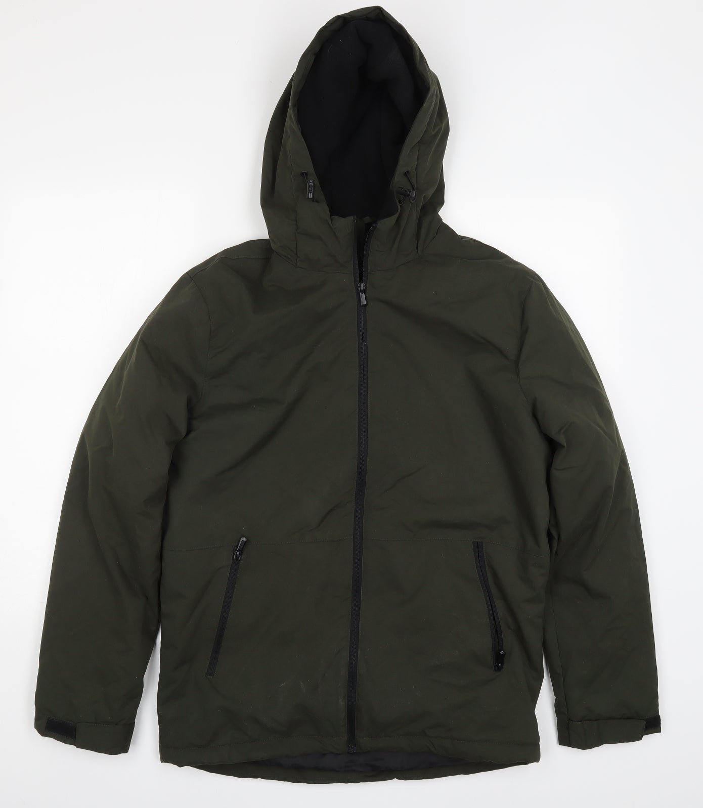 Pimark Mens Green   Overcoat Coat Size S