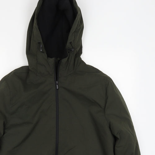 Pimark Mens Green   Overcoat Coat Size S