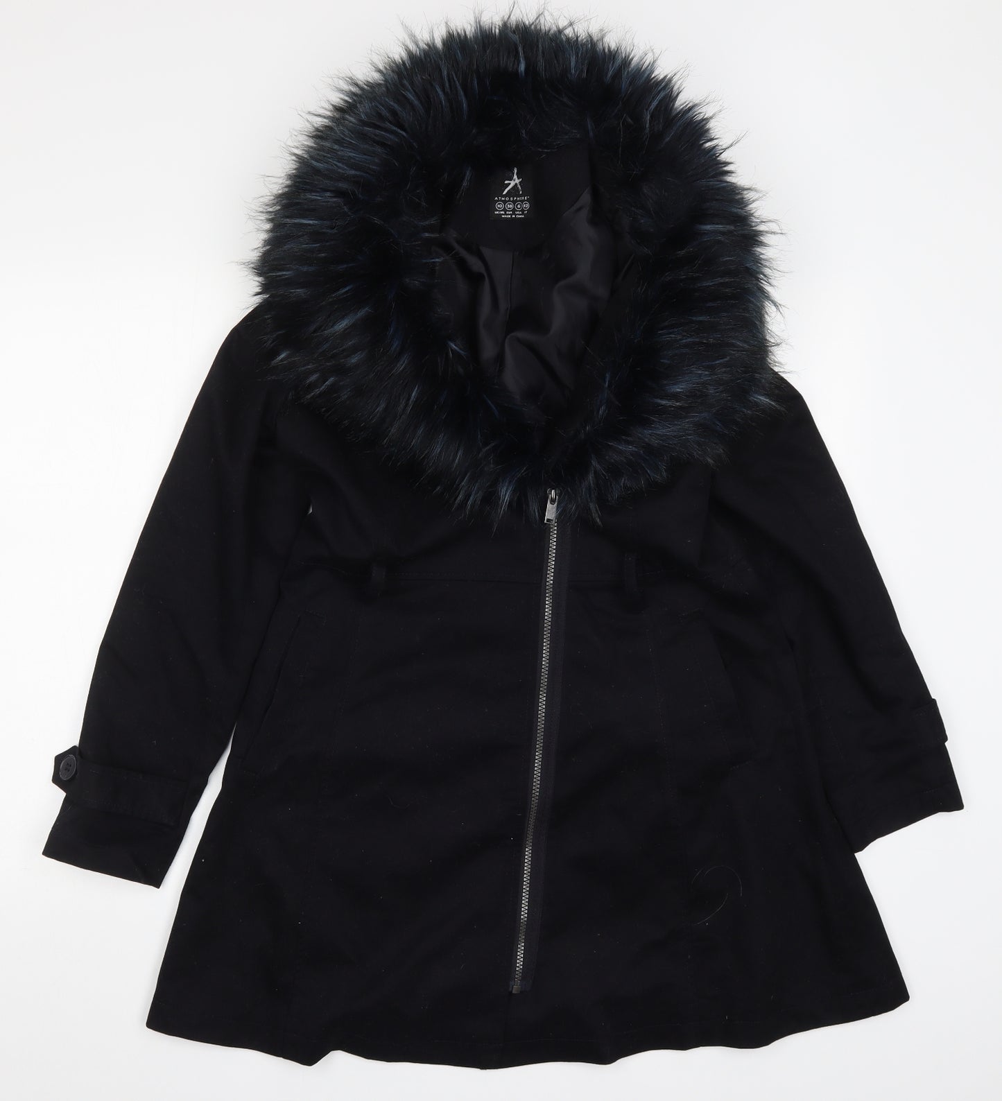 Atmosphere Womens Black   Pea Coat Coat Size 10