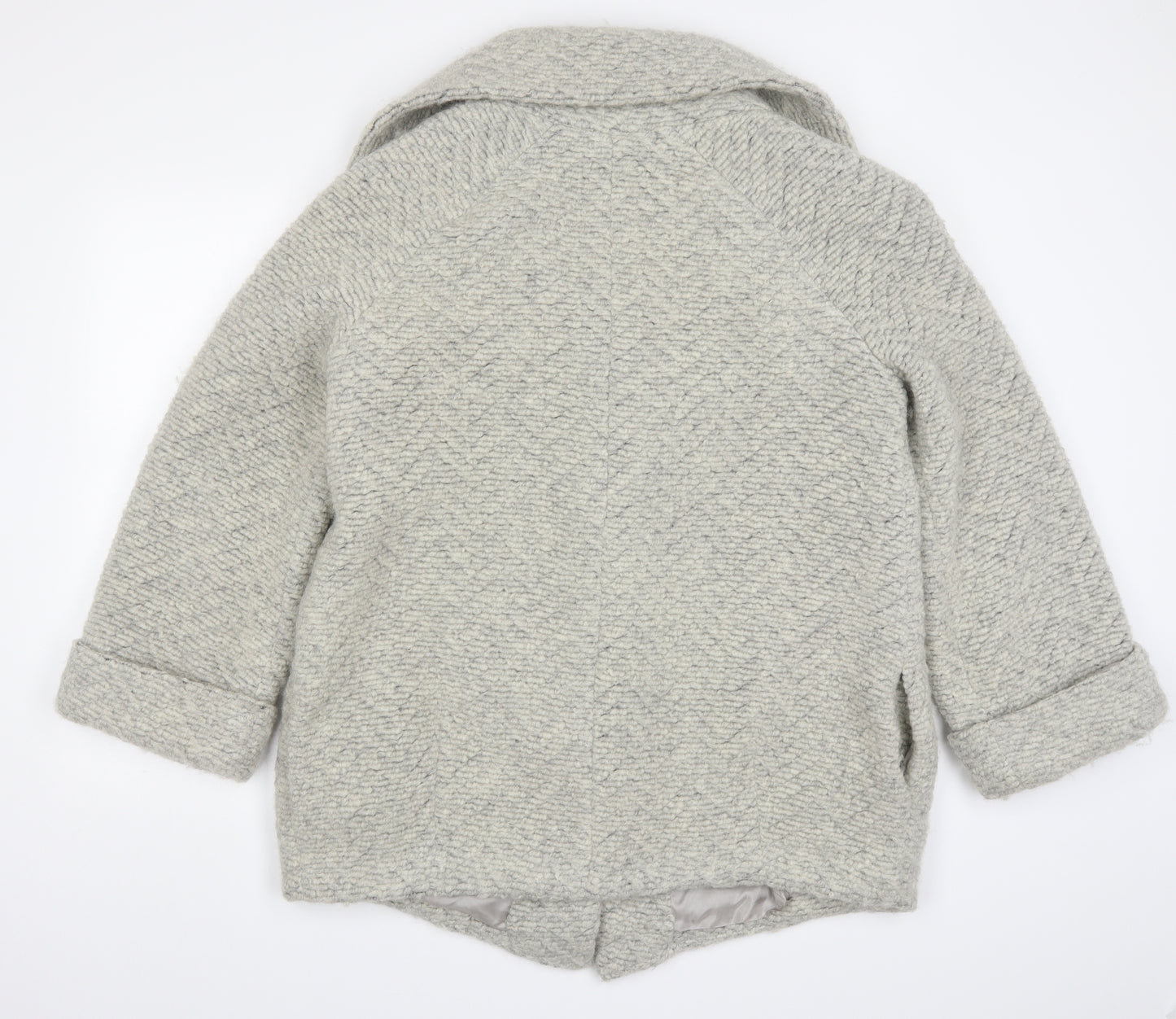 River Island Womens Grey   Overcoat Coat Size 16